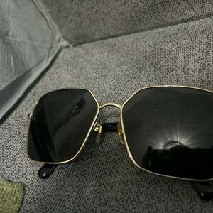 Versace Black and Gold Sunglasses